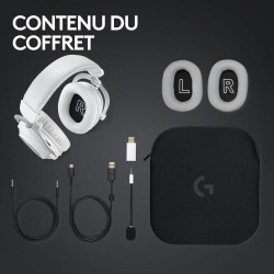 Logitech G PRO X TKL LIGHTSPEED clavier de jeu sans fil, ultra-portable, sans pavé numérique + G PRO X 2 LIGHTSPEED Casque audio