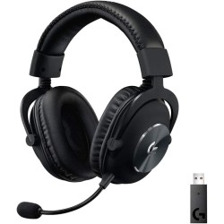 Logitech g pro x lightspeed casque gaming sans fil avec technologie de filtre de micro bleu voice, transducteurs pro-g 50mm, dts