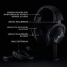 Logitech g pro x lightspeed casque gaming sans fil avec technologie de filtre de micro bleu voice, transducteurs pro-g 50mm, dts