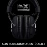 Logitech g pro x lightspeed casque gaming sans fil avec technologie de filtre de micro bleu voice, transducteurs pro-g 50mm, dts