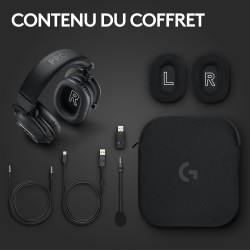 Logitech g pro x tkl lightspeed clavier de jeu sans fil, ultra-portable + pro x 2 lightspeed casque audio bleutooth, bleutooth/u