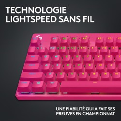 Logitech g pro x tkl lightspeed clavier de jeu sans fil, ultra-portable + pro x 2 lightspeed casque audio bleutooth, bleutooth/u