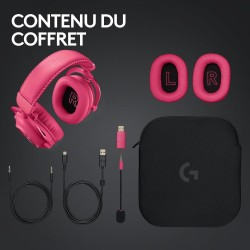 Logitech g pro x tkl lightspeed clavier de jeu sans fil, ultra-portable + pro x 2 lightspeed casque audio bleutooth, bleutooth/u