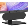 Haut Parleurs PC, Haut Parleur Ordinateur, Mini Barre de Son PC USB, Enceinte PC avec Design à Clipser pour Moniteur Portable, T