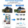 Lecteur Carte SD pour iPhone [Certifié Apple MFi] 3 en 2 Adaptateur Carte SD USB C Lightning vers SD/Micro SD/USB, Adaptateur de