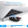 Lecteur de Carte USB 3.0, Beikell Lecteur de Carte Mémoire SD/Micro SD Haute Vitesse Card Reader MMC Memory Stick SDXC SDHC MSXC