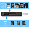 Lecteur de Carte USB 3.0, Beikell Lecteur de Carte Mémoire SD/Micro SD Haute Vitesse Card Reader MMC Memory Stick SDXC SDHC MSXC