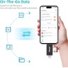 Vanja Lecteur de Cartes SD/Micro SD, USB C Lecteur de Carte mémoire et Micro USB pour SDXC, SDHC, SD, MMC, RS-MMC, Micro SDXC, M