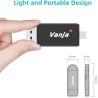 Vanja USB 3.0 Lecteur Cartes SD, Type C/USB 3.0, Adaptateur Carte SD/Micro SD pour Computer/Laptop/Camera/PC/Android Phone,Adapt