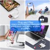 [Apple MFi Certified] Lecteur Cartes SD pour iPhone, Lightning USB-C vers Lecteur de Carte mémoire SD/Micro SD/USB Adaptateur Ca