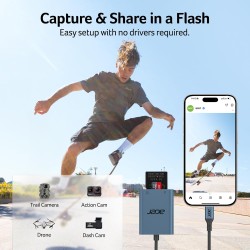 acer Lecteur de Carte SD USB C, Adapateur Carte Mémoire MicroSD USB C 5Gbps, Simultané à Lire et Écrire pour SD/Micro SD/SDHC/SD