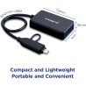 Integral 4en1 Lecteur de Carte Mémoire, USB 3.0 & USB C Adaptateur pour microSD, SD, Compact Flash, MS Duo/Pro - Compatible avec