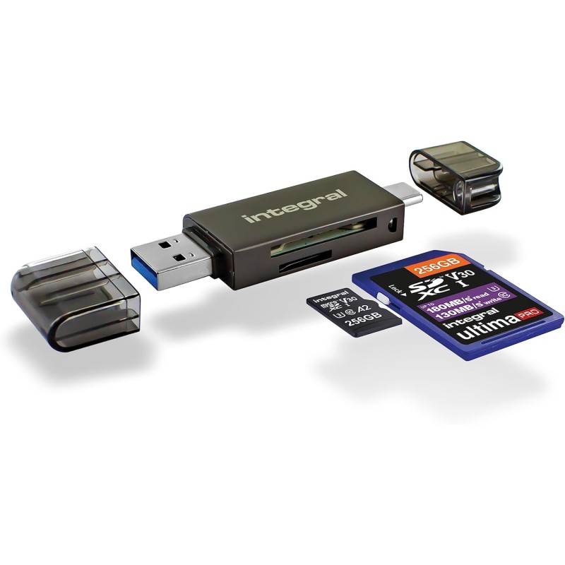 Carte SD 1To Integral Vitesse de Lecture vidéo 4K 180 Mo/s et Vitesse d'écriture 150 Mo/s SDXC V30 U3 180- V30 Notre Carte mémoi