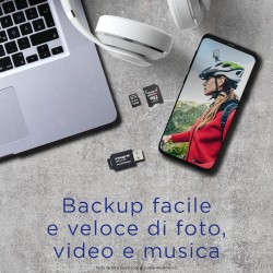 Integral Lecteur de Cartes mémoire Micro SD, USB 3.1 USB 3.0, microSDHC, microSDXC, Adaptateur