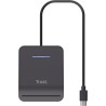 Trust Lecteur de Carte DNI USB-C, Compatible avec Toutes Les Cartes DNI, Conforme FIPS 201, FIPS TAA et ISO 7816 Classe A/B/C, C