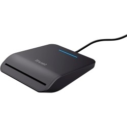Trust Lecteur DNI, Compatible avec Toutes Les Cartes DNI, Conforme FIPS 201, FIPS TAA et ISO 7816 Classe A, B, C, câble de 100 c