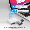 Lecteur de carte SD USB C vers carte SD pour iPadMacordinateur portable, 3 en 1 USB CType C vers USB Lecteur de carte mémoire po