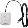 Lecteur de Carte Vitale Monofente Fixe - LITEO - Olaqin - Plug and Play - Ne nécessite Pas d'installation de Logiciel - Câble US