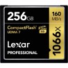 Lexar Professional 1066x Carte Mémoire CompactFlash 256 Go, jusqu'à 160 Mo/s en lecture, Carte CF pour photographe professionnel