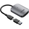 Lexar RW515 CFexpress Type A Lecteur de Carte Mémoire, USB 3.2 Gen 2, jusqu'à 900 Mo/s avec Câble USB-C/Adaptateur (LRW515U-RNHN