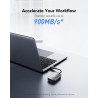 Lexar RW515 CFexpress Type A Lecteur de Carte Mémoire, USB 3.2 Gen 2, jusqu'à 900 Mo/s avec Câble USB-C/Adaptateur (LRW515U-RNHN