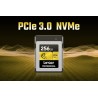 Lexar professional série or carte cfexpress 256 go, type b carte cf, jusqu'à 1750 mo/s en lecture, adoptez pcie 3.0 nvme, carte 