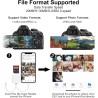 Lecteur de Carte SD pour iPhone [Certifié Apple MFi] 2 en 2 Adaptateur Carte SD USB C Lightning vers SD/Micro SD, Lecteur de Car