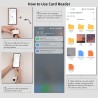Wanme Lecteurs de Cartes Mémoire USB C 2.0, Conception de Fente pour Carte SD + TF + USB 3 en 1, Adaptateur USB C Plug and Play,
