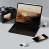 Wanme Lecteurs de Cartes Mémoire USB C 2.0, Conception de Fente pour Carte SD + TF + USB 3 en 1, Adaptateur USB C Plug and Play,
