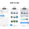 Wanme Lecteur de Carte Mémoire SD 2.0, Lecteur de Carte 3 en 1 USB-C vers SD Micro SD MS CF, Adaptateur pour iPad, iPhone 15, Ma
