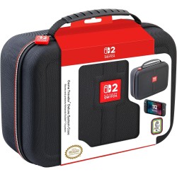 Game Traveler RDS- Malette de Transport Deluxe Officielle Nintendo Switch 2/OLED/Switch – Rangement spacieux pour Adaptateur Sec