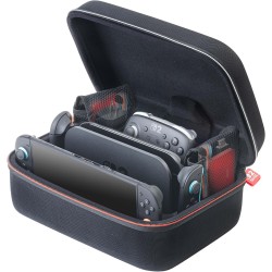 Game Traveler RDS- Malette de Transport Deluxe Officielle Nintendo Switch 2/OLED/Switch – Rangement spacieux pour Adaptateur Sec