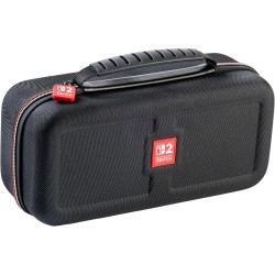 RDS- Pochette de transport officielle Nintendo Switch 2. Matériau rigide pour protection optimale. Compartiment rangement 12 jeu