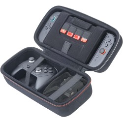 RDS- Pochette de transport officielle Nintendo Switch 2. Matériau rigide pour protection optimale. Compartiment rangement 12 jeu