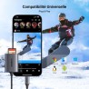 Uvert usb c lecteur carte sd adaptateur carte microsd 5gbps super vitesse simultané à lire et écrire card reader compatible avec