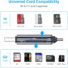 Beikell USB C Lecteur de Carte Mémoire SD/Micro SD OTG USB 3.0 Adaptateur Card Reader en Aluminium pour/MMC/TF/SDXC/SDHC/Micro S