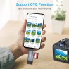 Beikell USB C Lecteur de Carte Mémoire SD/Micro SD OTG USB 3.0 Adaptateur Card Reader en Aluminium pour/MMC/TF/SDXC/SDHC/Micro S