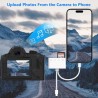 Lecteur de carte SD Lightning, lecteur de carte SD iPhone, lecteur de carte S-D Lightning, adaptateur de carte S-D iPhone pour i