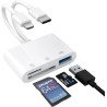 Lecteur de carte SD iPhone Oliveria, lecteur de carte SD Lightning pour iPhone - Lecteur de carte S-D Lightning pour iPhone 15/1
