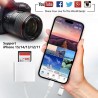 Adaptateur de lecteur de carte SD 2-en-1 iPhone Lightning certifié Apple MFi
