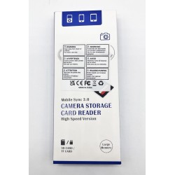 Adaptateur de lecteur de carte SD 2-en-1 iPhone Lightning certifié Apple MFi
