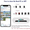 [Apple MFi Certified] Lecteur de Carte SD pour iPhone iPad, Lightning Adaptateur de Carte SD, Lecteur de Carte mémoire pour ipho