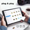 [Apple MFi Certified] Lecteur de Carte SD pour iPhone iPad, Lightning Adaptateur de Carte SD, Lecteur de Carte mémoire pour ipho