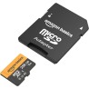 Amazon Basics Carte microSDXC 256 Go avec Adaptateur, Vitesse de Lecture jusqu’à 200 Mo/s, Lot de 1
