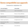 Amazon Basics Carte microSDXC de 512 Go avec Adaptateur, Vitesse de Lecture jusqu’à 200 Mo/s, Lot de 1