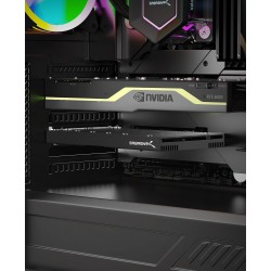 SABRENT Carte d'adaptateur à 4 disques NVMe SSD vers PCIe 4.0 X 16 avec Refroidissement Actif [EC-P4BF]