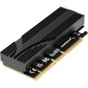 SABRENT Carte d'extension sans Outil M.2 NVMe SSD vers PCIe x16 (AIC) avec dissipateur Thermique, Adaptateur PCIe M.2 pour SSD P