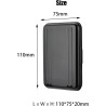 Étui pour Cartes Mémoire 16 Emplacements Résistant à l'eau, 8 SD + 8 Micro SD Cards, Boîte Plastique pour Micro SD SDXC SDHC TF 