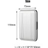 Étui pour Cartes Mémoire 16 Emplacements Résistant à l'eau, 8 SD + 8 Micro SD Cards, Boîte Plastique pour Micro SD SDXC SDHC TF 
