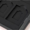 Étui pour Cartes Mémoire 16 Emplacements Résistant à l'eau, 8 SD + 8 Micro SD Cards, Boîte Plastique pour Micro SD SDXC SDHC TF 
